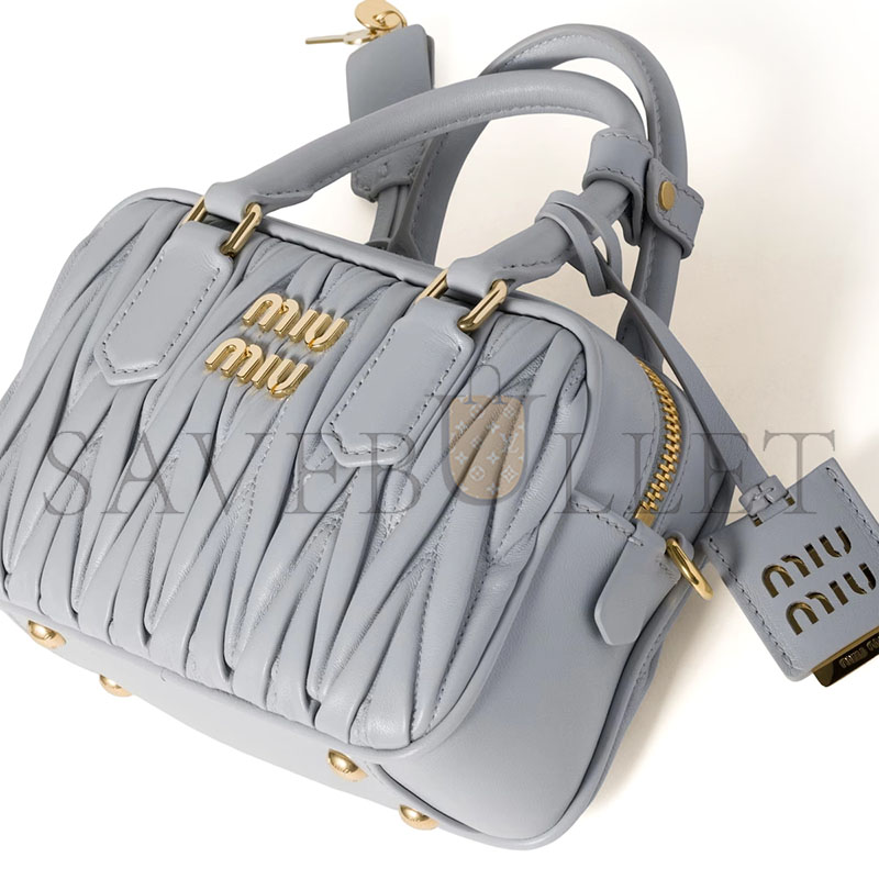 M1v M1v arcadie matelassÉ nappa leather bag 5bb123 (19*13*6cm)
